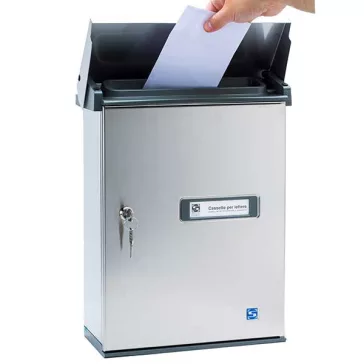 Serenissima nagyméretű inox postaláda