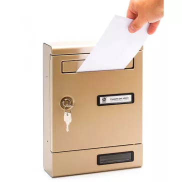 Alluminio alumínium társasházi postaláda