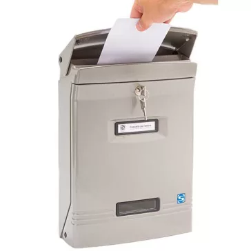Masszív alumínium postaláda