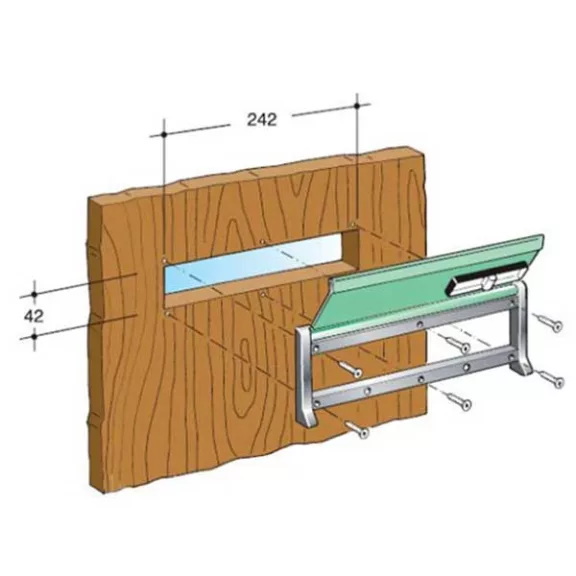 Coperto 600 keskeny bedobónyílás
