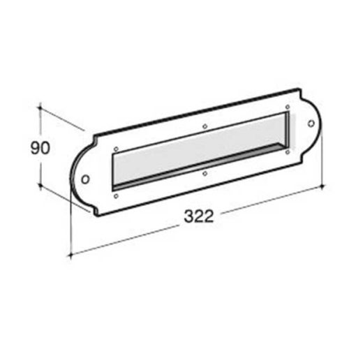 Cornice 600 beépítő keret