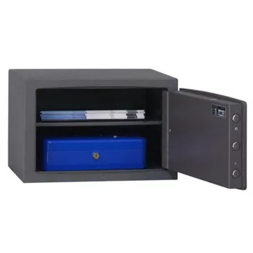 páncélszekrény kulcsos zárral – ST-865624-02 – Gránit – 287 x 435 x 327 mm