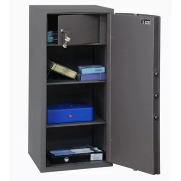 páncélszekrény kulcsos zárral – ST-865628-02 – Gránit – 1000 x 435 x 442 mm