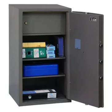 páncélszekrény elektronikus zárral – ST-865644-08 – Gránit – 800 x 435 x 442 mm