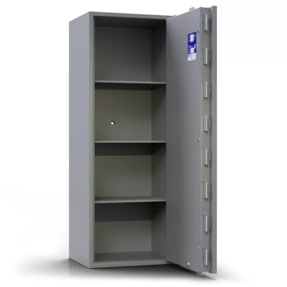 Betontöltetű páncélszekrény passzív zárral