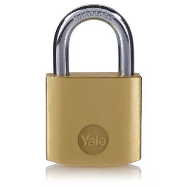 Yale Y110B/30/115/1 normál réz lakat, 30 mm széles sárgaréz lakattesttel