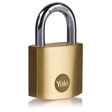 Yale Y110B/30/115/1 normál réz lakat, 30 mm széles sárgaréz lakattesttel