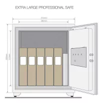 Yale® - 695 tűzálló széf digitális zárral Érintőkijelzővel