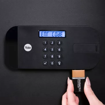 Laptop széf elektronikus zárral