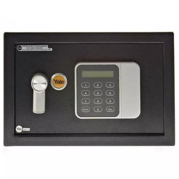 Yale® - otthoni széf digitális zárral és LCD kijelzővel