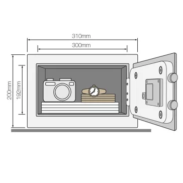 Yale® - 200 Értékszéf digitális zárral