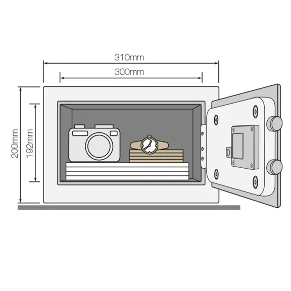 Yale® - 200 Értékszéf digitális zárral Yale® - 200 Értékszéf digitális zárral