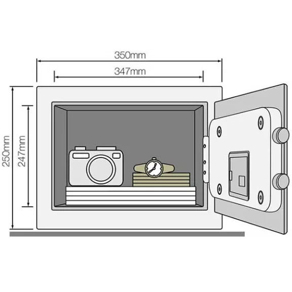 Yale® - 250 otthoni érték széf digitális zárral Yale® - 250 otthoni érték széf digitális zárral