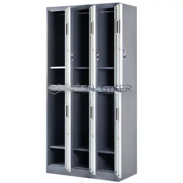 ARTEMISZ® ADAMS 6 rekeszes fém öltözőszekrény