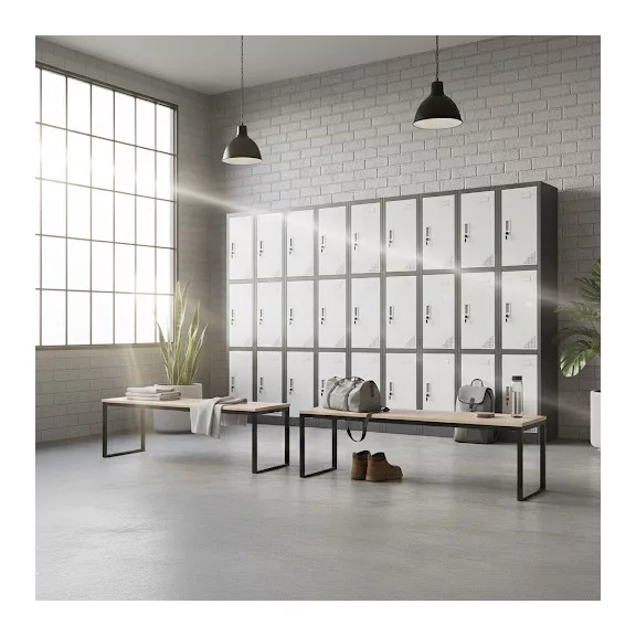 ARTEMISZ® HARRISON 9 rekeszes fém öltözőszekrény - összeszerelve