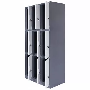 ARTEMISZ® HARRISON 9 rekeszes fém öltözőszekrény