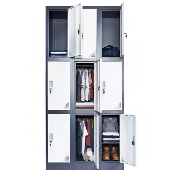 ARTEMISZ® HARRISON 9 rekeszes fém öltözőszekrény