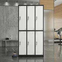 ARTEMISZ® ADAMS 6 rekeszes fém öltözőszekrény - antracit - fehér