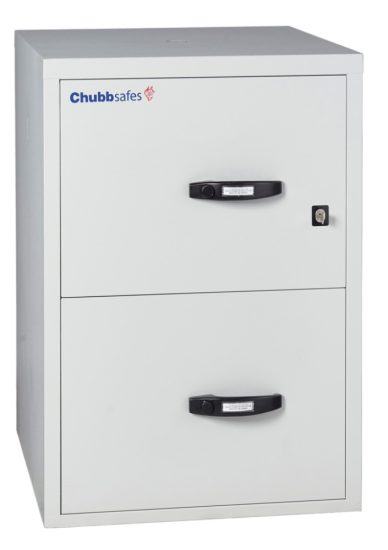 Chubbsafe 2 fiókos tűzálló függőmappa tároló szekrény Chubbsafe 2 fiókos tűzálló függőmappa tároló szekrény